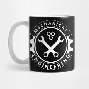 mechanical engineering, engineer funny logo design Mug